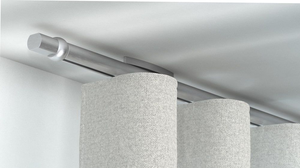 Interstil Votum 25 1-läufig mit Endstück Radius – in Aluminium