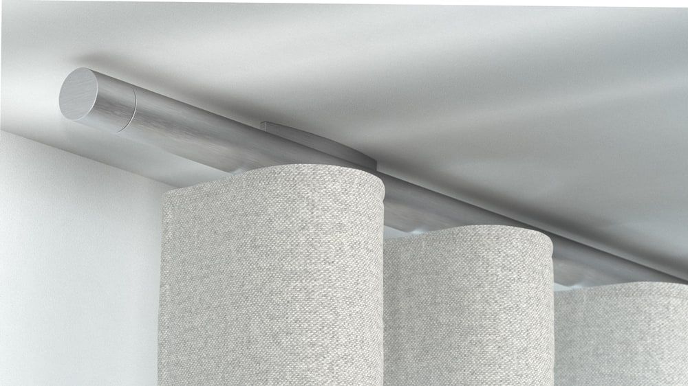 Interstil Votum.30W: Vorhangschiene für Wellenvorhang – in Aluminium