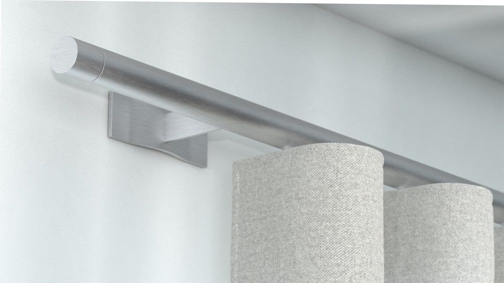 Interstil W3.1 Gardinenstange für Wellenvorhänge – in Aluminium