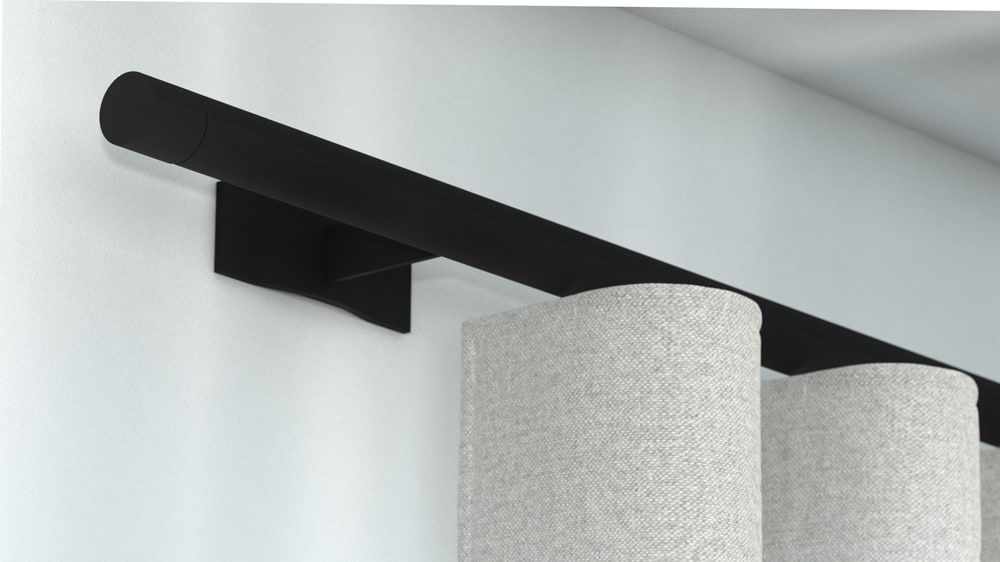 Interstil W3.1 Gardinenstange für Wellenvorhänge