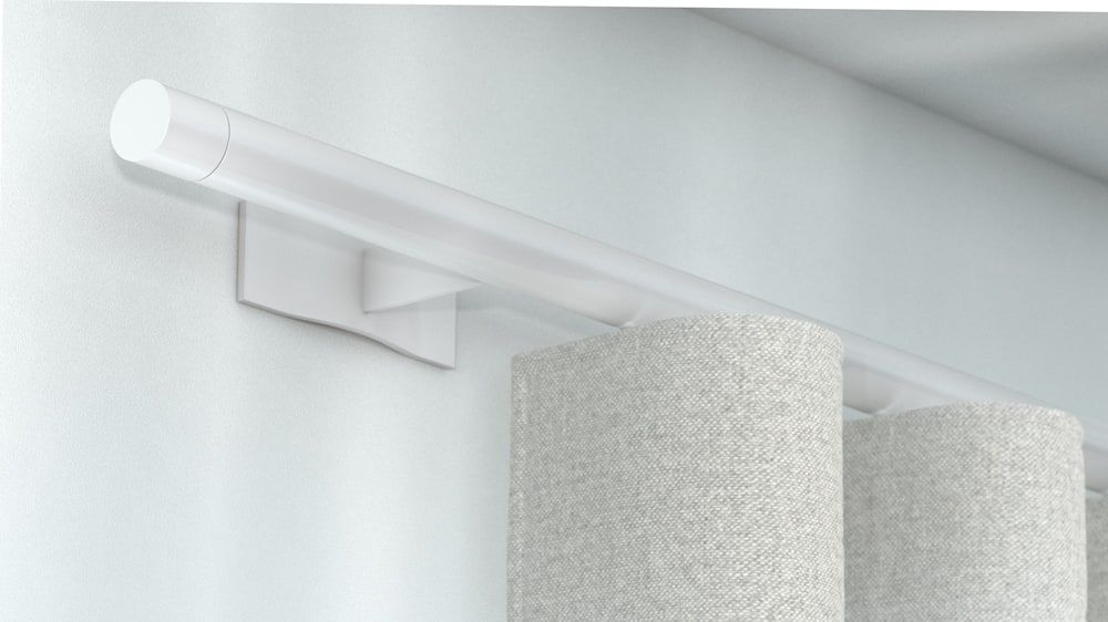 Interstil W3.2 kaufen Vorhangstange für Wellenvorhang – in Weiß