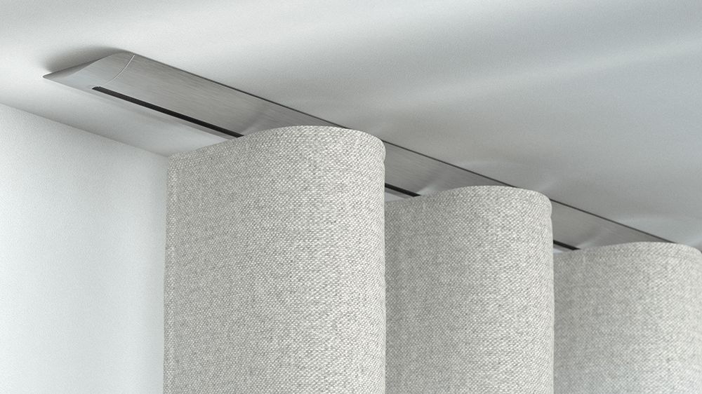 Interstil W6.2 kaufen Vorhangstange für Wellenvorhang – in Aluminium