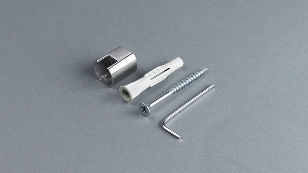 Interstil - Wandlager Innenlaufprofil 16mm rund – Zubehör in Edelstahl