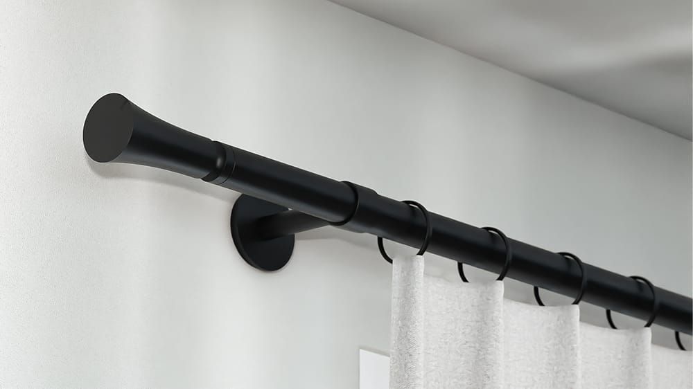 Interstil Wimbledon zur Wandmontage nach Maß kaufen – in Schwarz