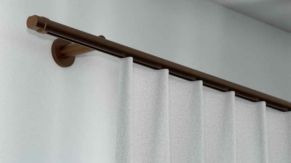 Interstil Xenon zur Wandmontage maßgenau bestellen – in Bronze