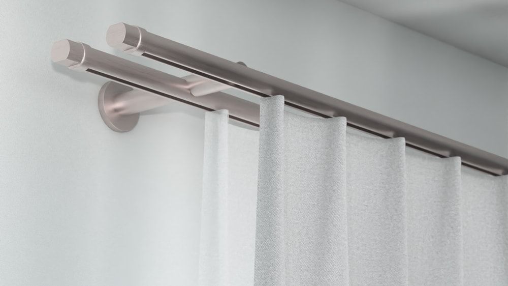 Interstil Xenon 2-läufig zur Wandmontage – in Nickel matt