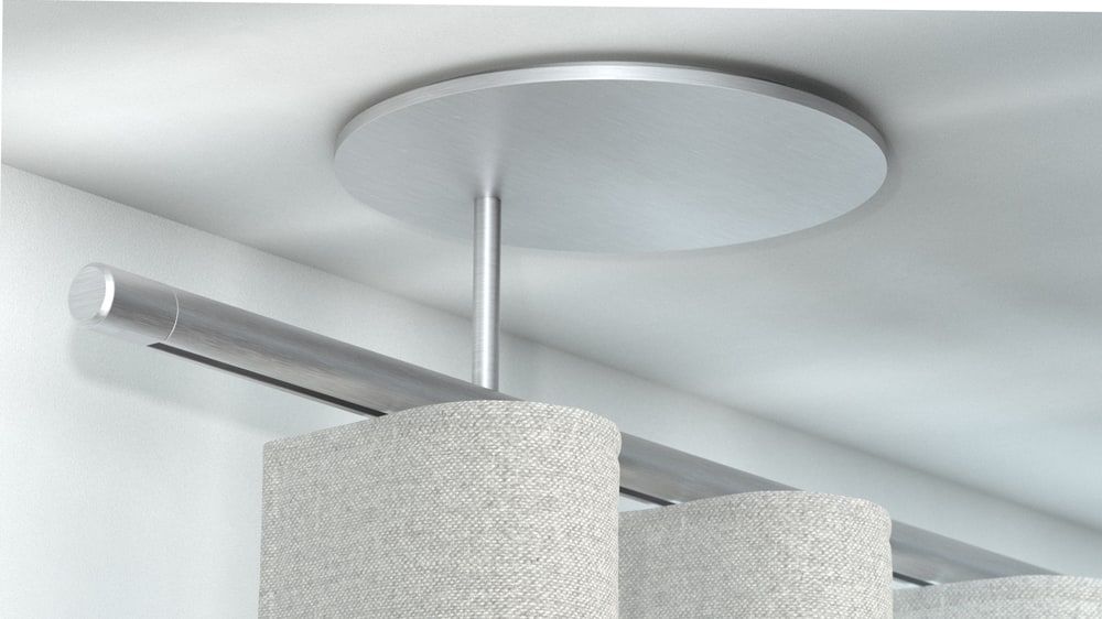 Interstil Zenit 22 1-läufig zur Deckenmontage auf Maß – in Aluminium