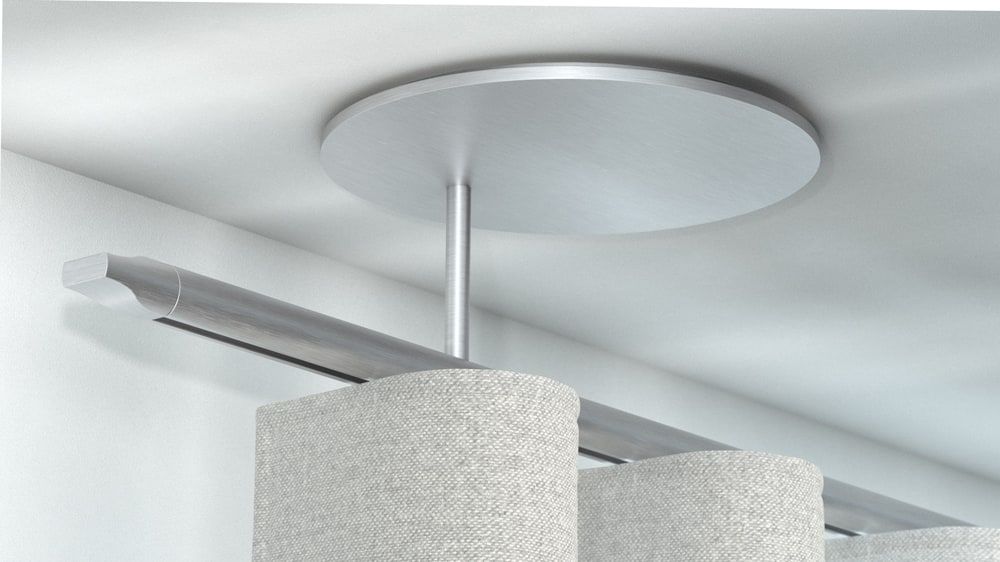 Interstil Zenit 22 Endstück Log 1-läufig Deckenmontage – in Aluminium