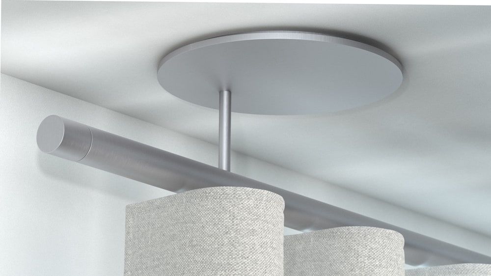 Interstil Zenit 30 zur Deckemontage maßgenau konfigurieren  – in Edelstahl