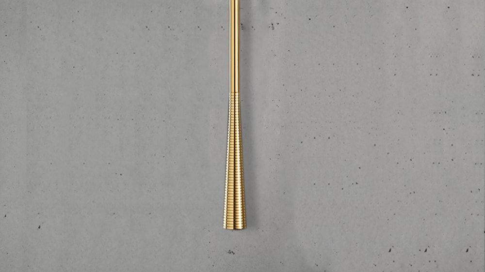 Interstil Schleuderstab messing, bronziert oder nickel – Zubehör in Messing