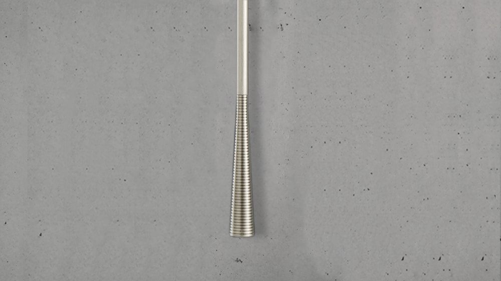 Interstil Schleuderstab messing, bronziert oder nickel – Zubehör in Nickel matt