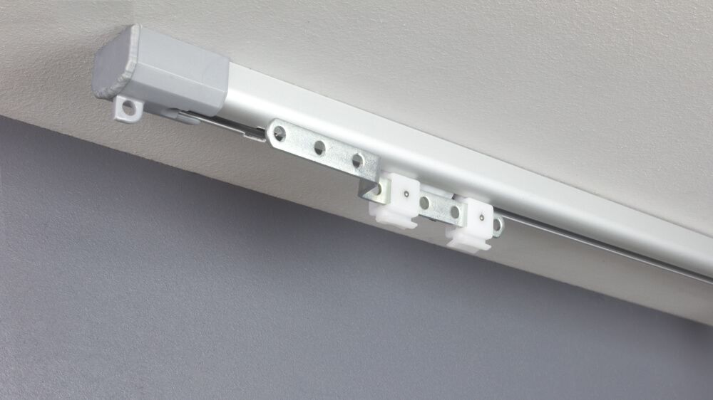 1-läufige Schnurzugschiene Gardine halbrund Modell 510