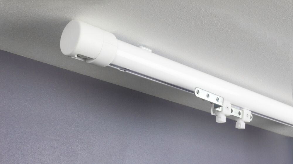 Runde Seilzug Gardinenstange 1-läufig Modell 845