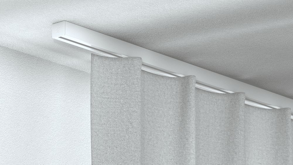 Silent Gliss SG6870 Gardinenschiene Decke – in Weiß