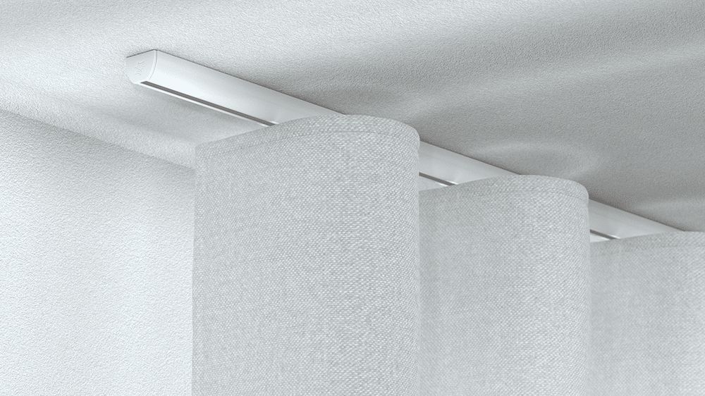 Silent Gliss SG6010 Wave - Wellenvorhangschiene von Interstil – in Weiß