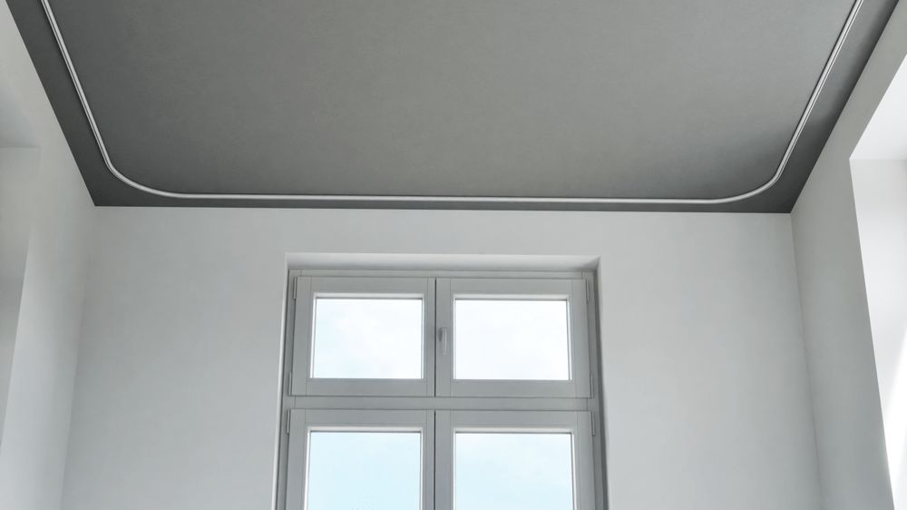 Durchschleuderbogen / Rundbogen (Kurve) für Vorhangschienen