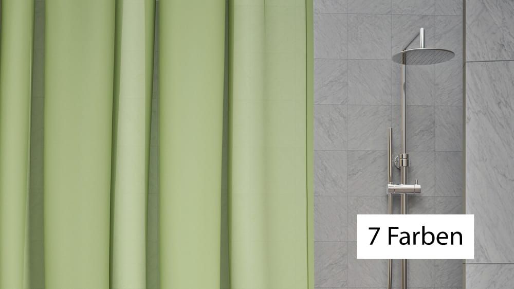 Duschvorhang auf Maß: Duschvorhang Textil online kaufen – mit Vorhang