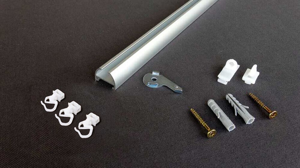 Schleuderschiene für Schnellmontage Modell 410 – Zubehör in Aluminium