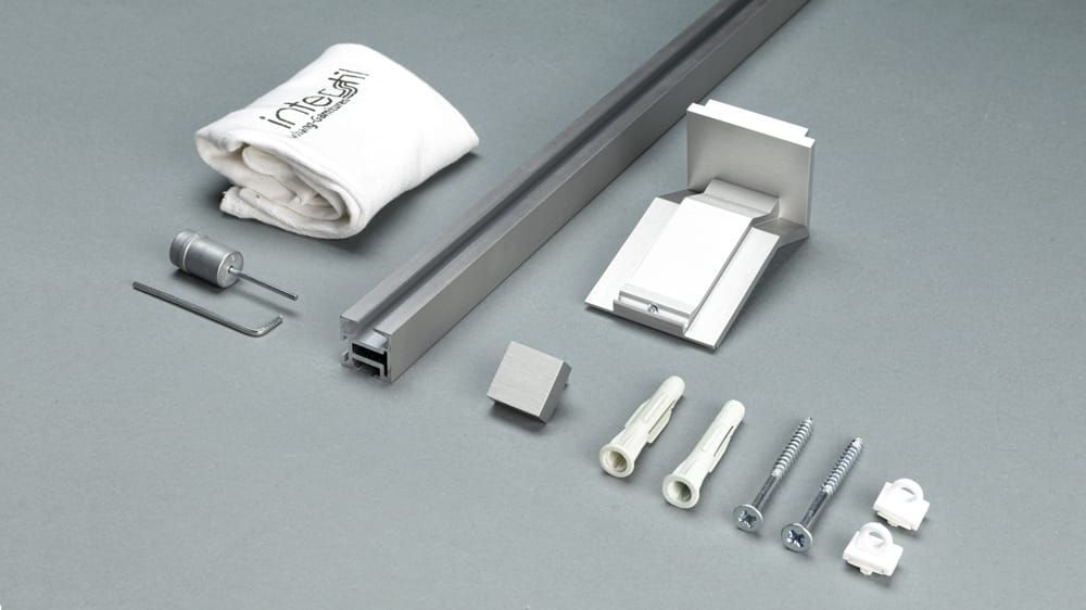 Interstil Convex 2 Innenlauf Vorhangstange auf Maß – Zubehör in Aluminium