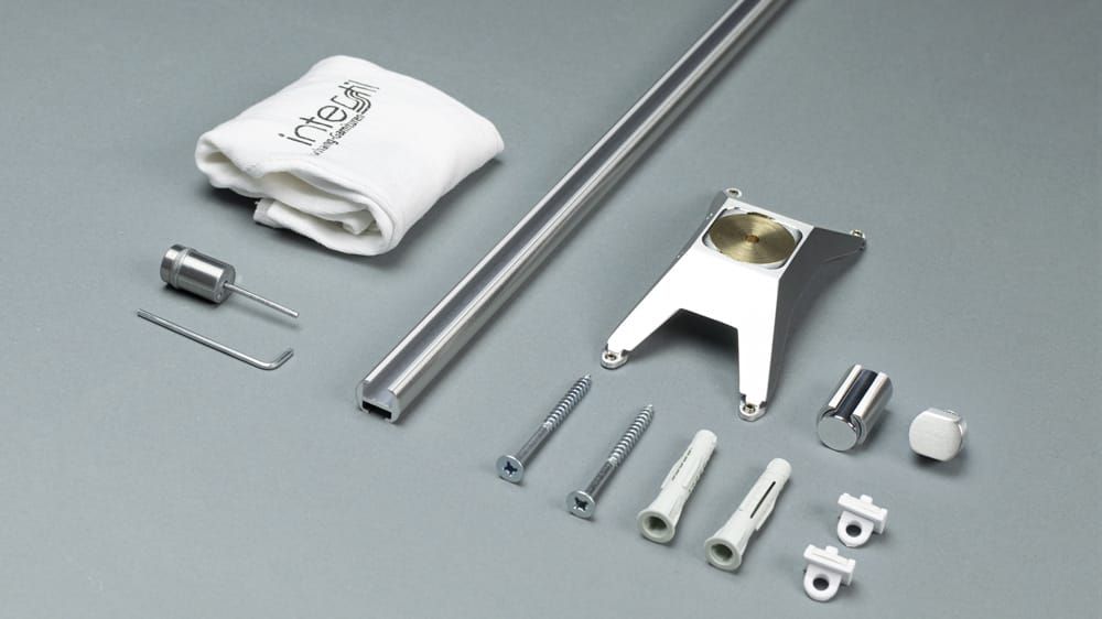 Interstil Quantum 16 2-läufig mit Endstück Didakt – Zubehör in Edelstahl