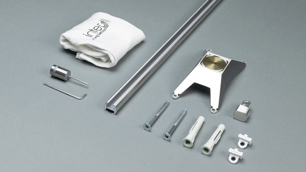 Interstil Quantum 16 2-läufig mit Endstück Diskurs – Zubehör in Edelstahl