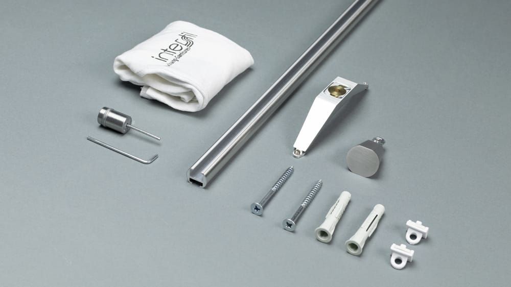 Interstil Quantum 16 1-läufig mit Endstück Diplom – Zubehör in Aluminium