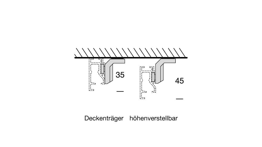 Interstil Sphäre W kaufen Vorhangstange für Wellenvorhang – mit Vorhang in Edelstahl