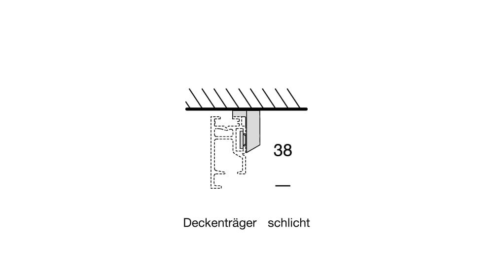 Interstil Sphäre W kaufen Vorhangstange für Wellenvorhang – mit Vorhang in Edelstahl