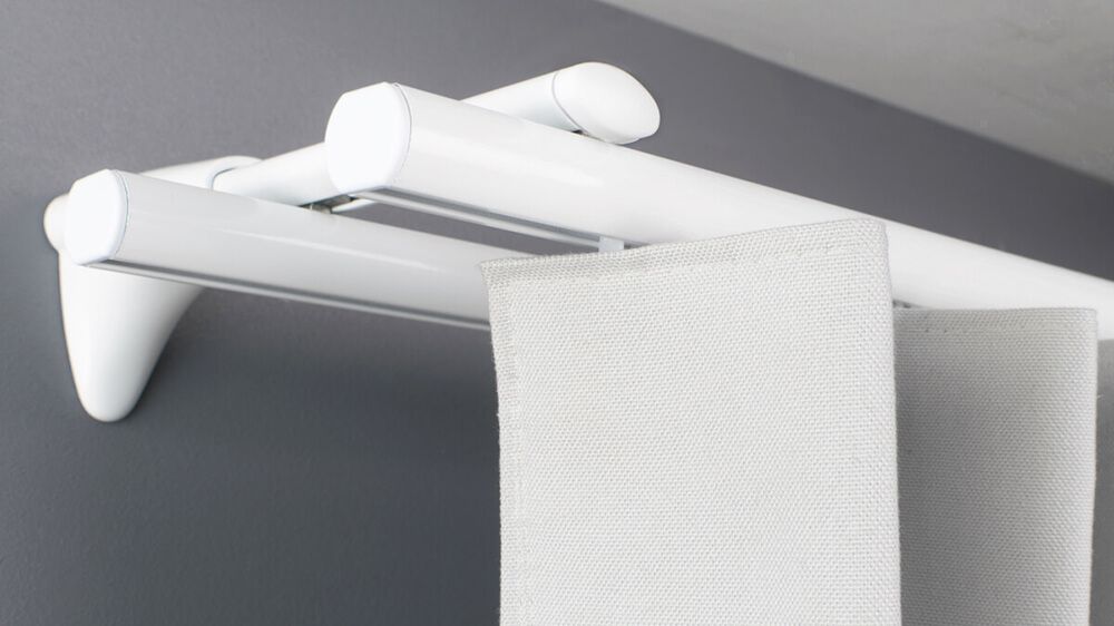 Runde Schleuderschiene Modell 440 mit doppeltem Lauf – mit Vorhang