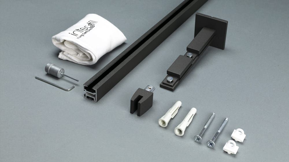 Interstil Convex 3 2-läufige Vorhangstange für Ihren Vorhang – Zubehör