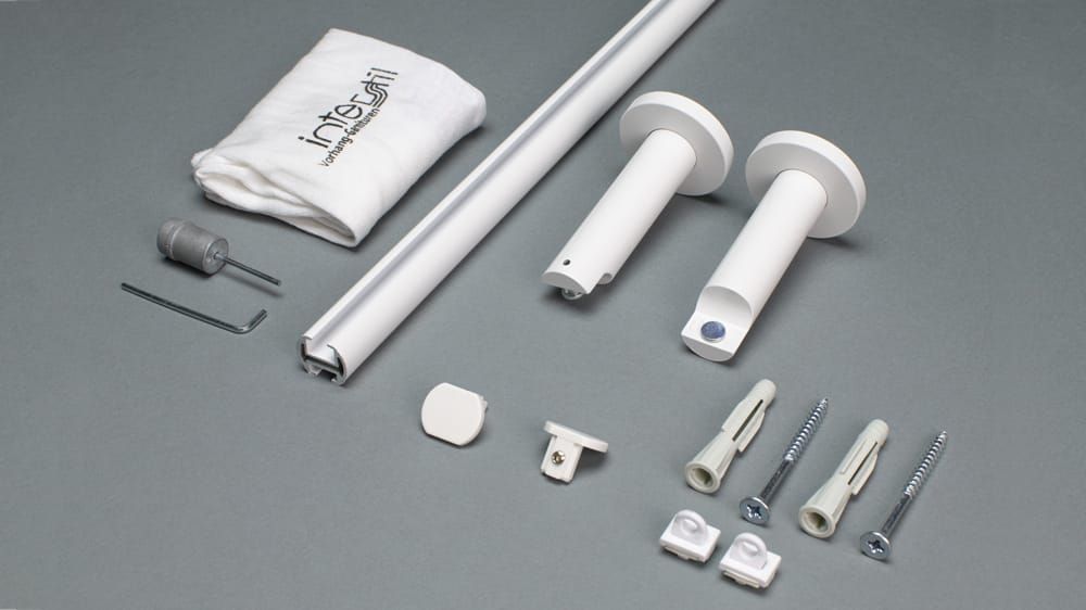 Interstil Mono zur Wandmontage maßgenau bestellen – Zubehör in Weiß