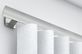 Interstil W1 Design Vorhangschiene für Wellenvorhänge – in Aluminium