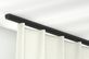 Vorhangschiene schwarz 1-läufig halbrund online kaufen – in Schwarz