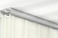 Vorhangschiene mit Blende für die Deckenmontage 2 läufig  – in Aluminium