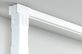 Elektroschiene 1-läufig - Vorhangschiene elektrisch nach Maß – in Weiß