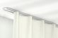 Flachschleuderschiene für Verdunkelungsvorhänge Modell 877 – in Weiß