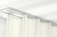 Flachschiene Decke für Gardinen zum Aufschrauben Modell 878 – in Weiß
