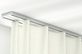 2 läufige Gardinenschiene Modell 883 – für schwere Vorhänge – in Aluminium