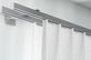 Interstil Compact 3 2-läufig Vorhangstange für Ihren Vorhang – in Aluminium