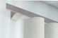 Interstil Index 2: Flache Vorhangstange nach Maß – in Nickel matt
