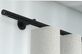 Interstil Luv 3 Vorhangstange Innenlauf Wand auf Maß – in Schwarz