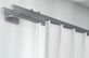 Interstil Phantom 1- 2läufig - Vorhangstange zur Wandmontage – in Edelstahl