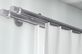Interstil Radius 2-läufig - doppelläufige Gardinenstange – in Edelstahl