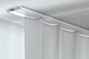 Silent Gliss SG6293: Doppelläufige Vorhangschiene Decke – in Weiß