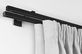 Interstil Convex 3 2-läufige Vorhangstange für Ihren Vorhang – mit Vorhang