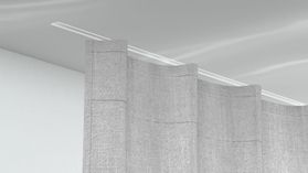 SG6250 Unsichtbare Vorhangschiene: Einputzschiene für leichte Vorhänge