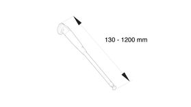 Wandabhänger kpl. 130 - 1200 mm