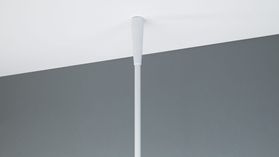 Deckenhänger für Raumtrennschienen – Zubehör in Weiß