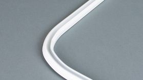 Durchschleuderbogen / Kurve / Rundbogen (Biegung für 1-läufige Vorhangschienen) – Zubehör