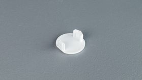 Enddeckel für Vorhangschiene Modell 865 von Alugard – Zubehör in Weiß